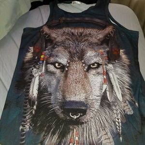 Wolf Tank top